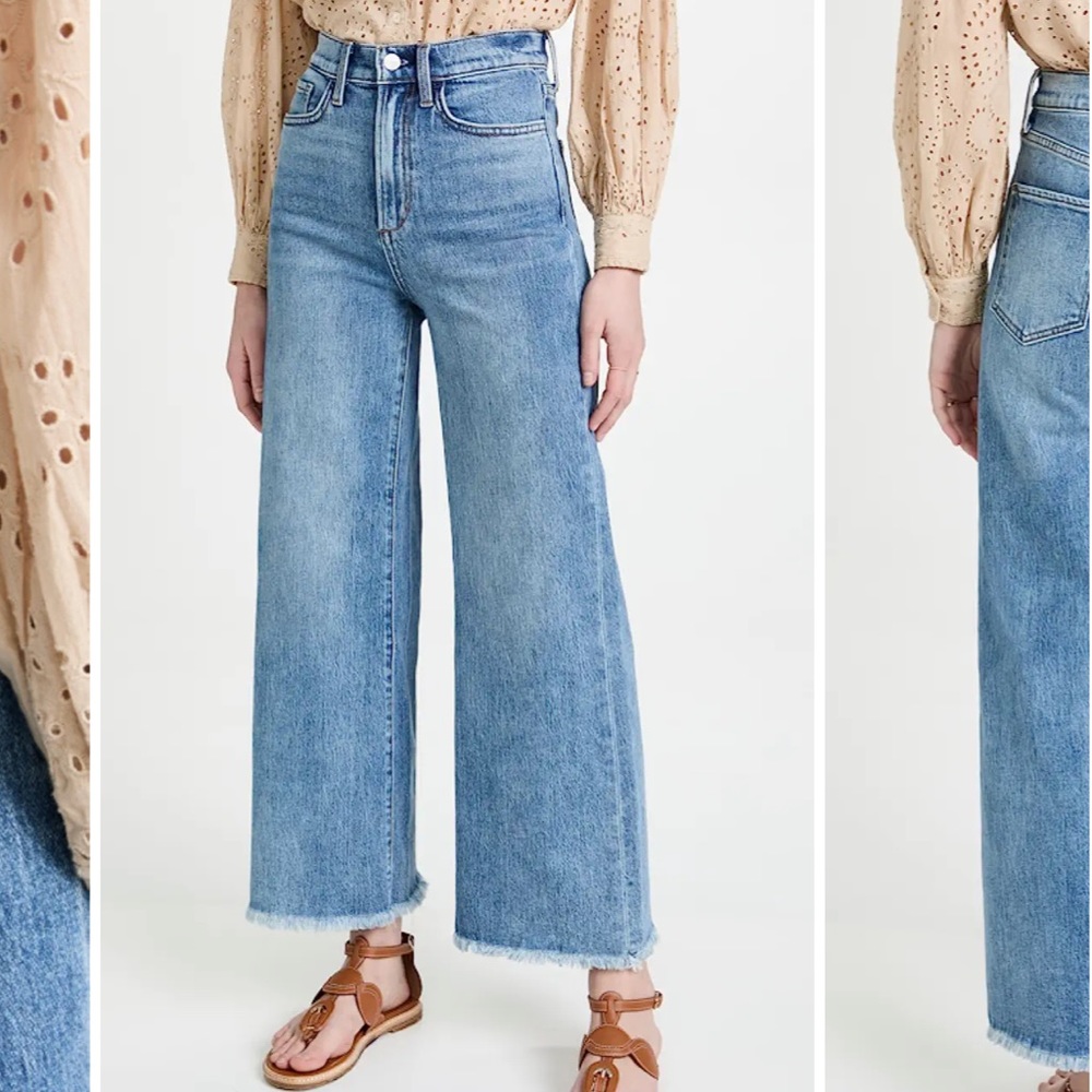 Joes jeans The Mia high rise wide ankle jeans